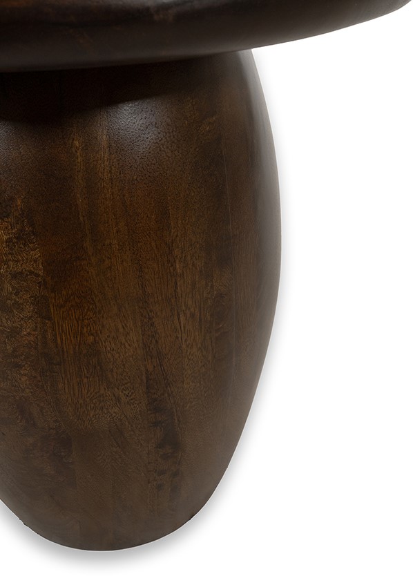 Bijzettafel Balloon 8211 Mango Bruin Walnoot 8211 50 Cm