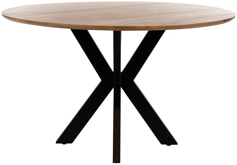 Eetkamertafel Tokio 8211 Mango Glad Naturel 8211 130 Cm