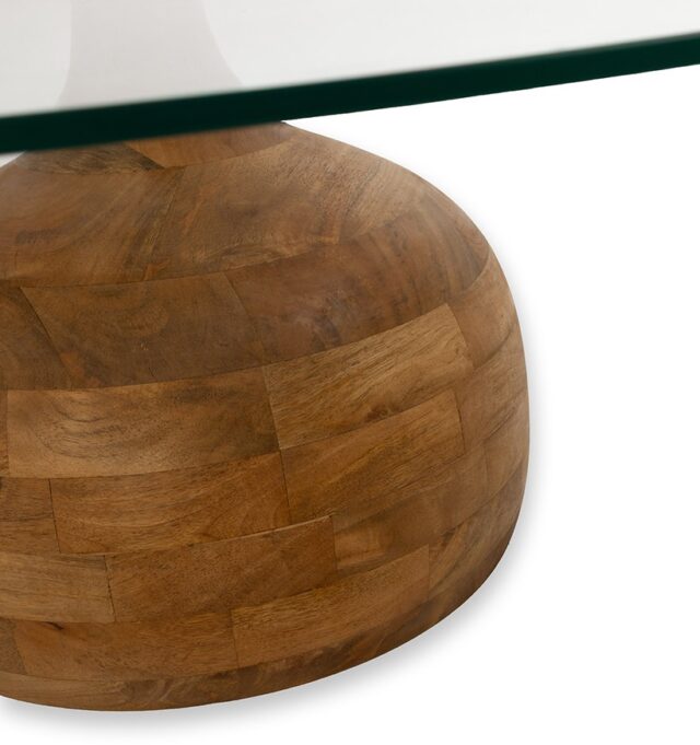 Stella Salontafel 100 H35 Glad Naturel Helder Glas