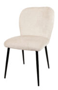 Eetkamerstoel Bobby - Stof Perfect Harmony Ivoor 02 - Metaal (minimale bestelling 2 stuks)