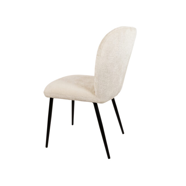 Eetkamerstoel Bobby 8211 Stof Perfect Harmony Ivoor 02 8211 Metaal Minimale Bestelling 2 Stuks