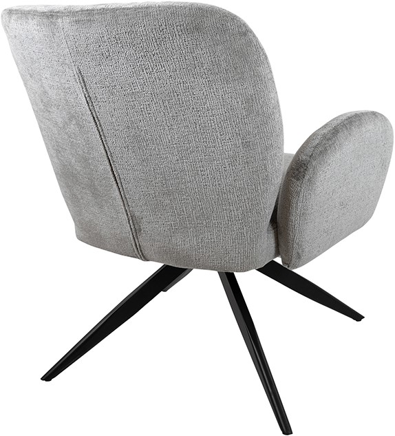 Armstoel Bobby 8211 Stof Perfecte Harmonie Lichtgrijs 85 8211 Metaal 8211 360