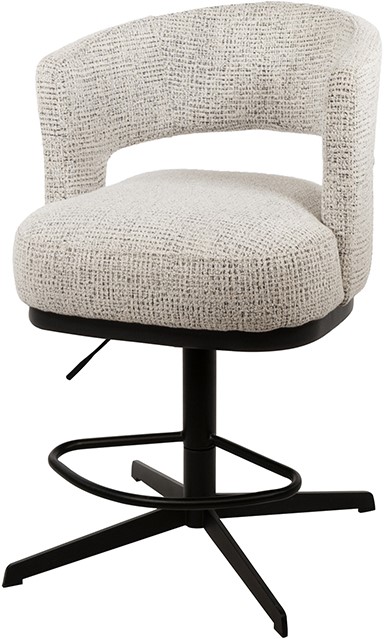 Bruce Barstoel 8211 Draaipoot 360 8211 Coco 8211 Zout En Peper 80