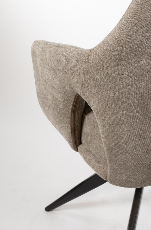 Armstoel Marley 8211 Stof Storm Liver 09 8211 Metaal 8211 360ar Minimale Bestelling 2 Stuks