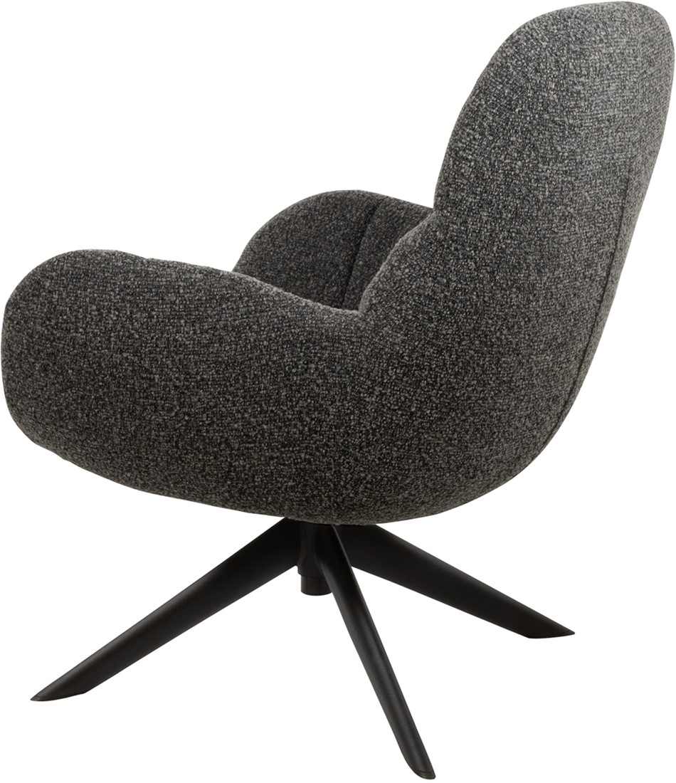 Draaifauteuil Elvis 8211 Stof Monet Antraciet 0252 8211 360