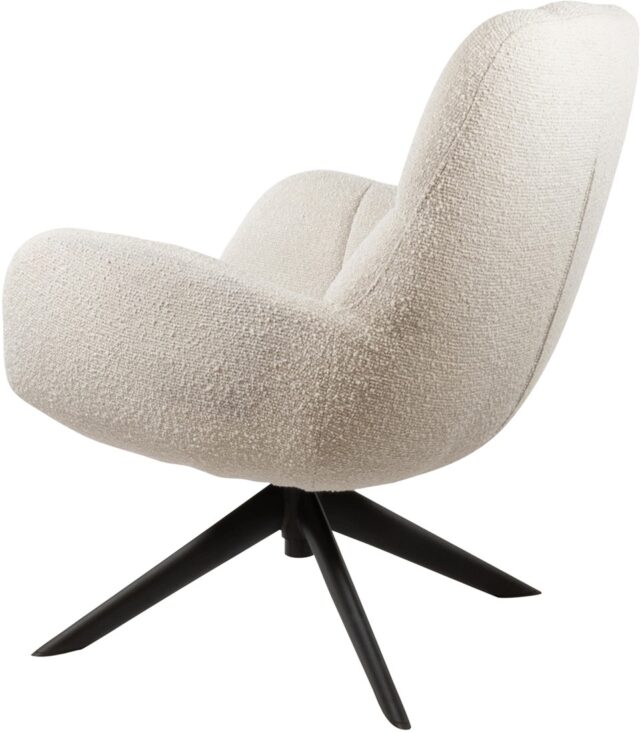 Fauteuil Elvis 8211 Stof Monet Parel 0855 8211 Metaal 8211 360
