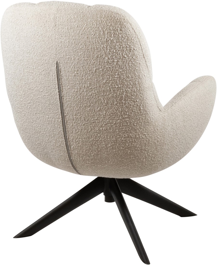 Fauteuil Elvis 8211 Stof Monet Parel 0855 8211 Metaal 8211 360