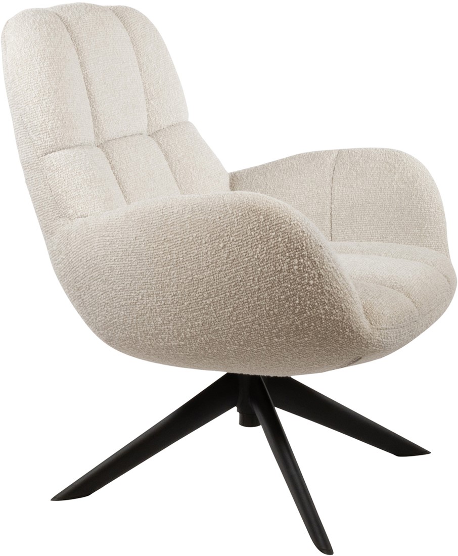 Fauteuil Elvis 8211 Stof Monet Parel 0855 8211 Metaal 8211 360