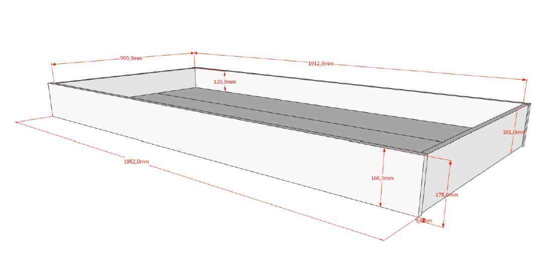 Forrest Beech Huisbed Met Uitschuifbed En Textiel