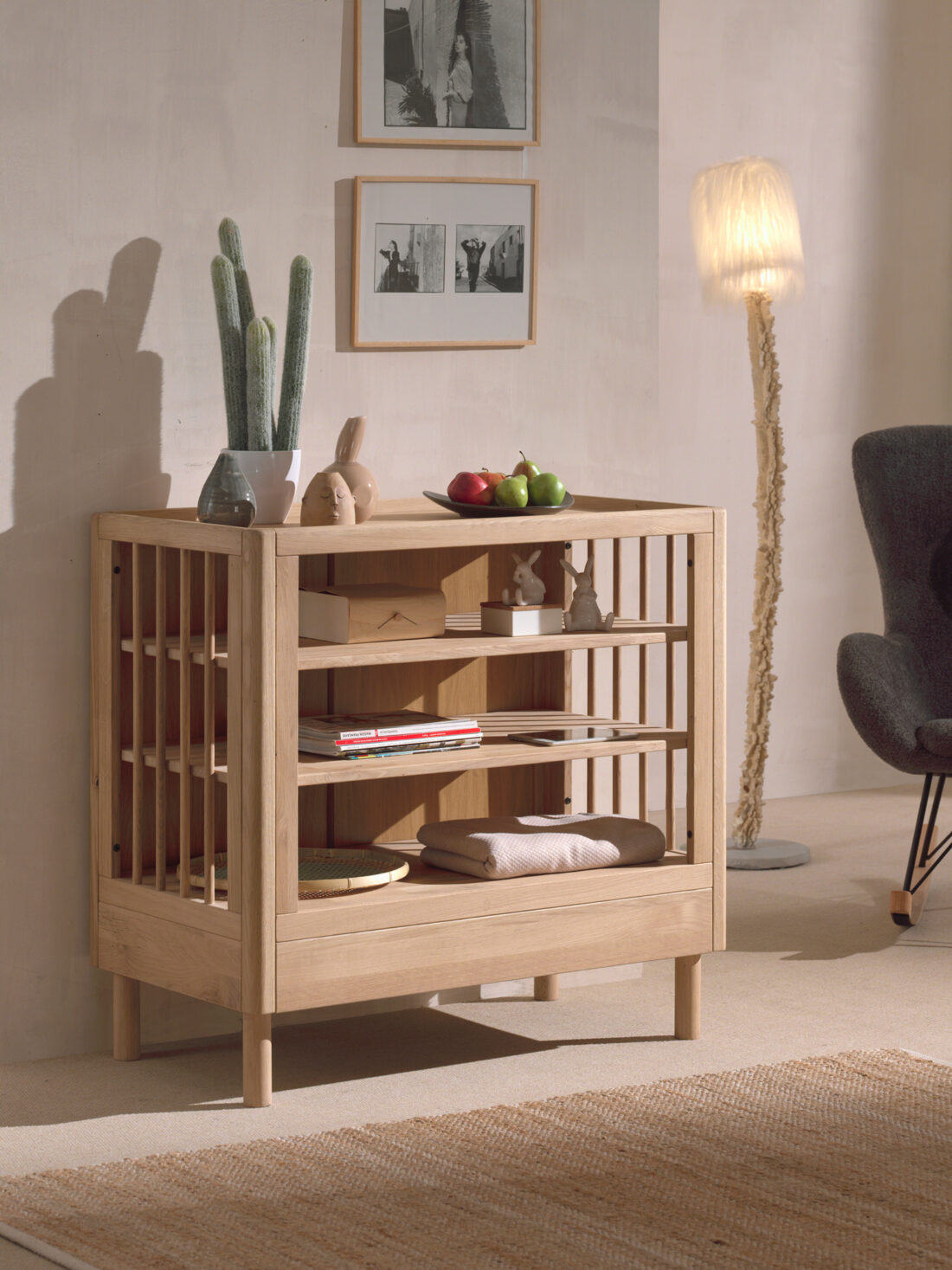 Commode Forrest 8211 Naturel Eiken 8211 Verzorgingstafel Baby