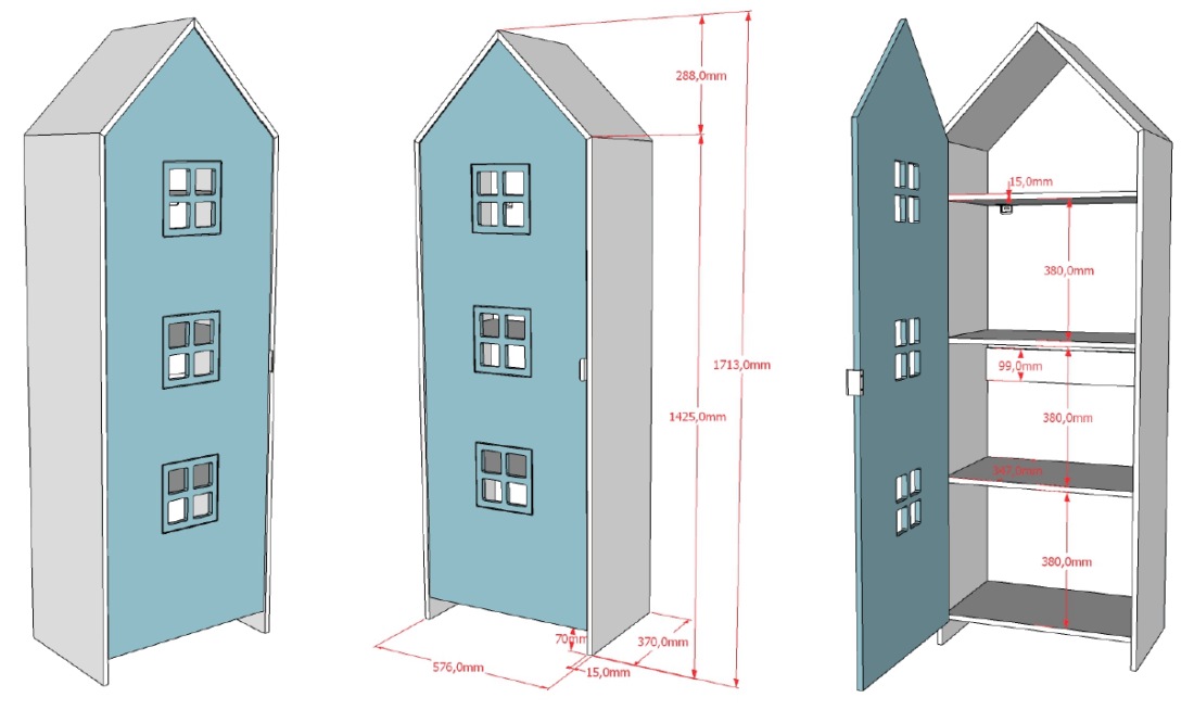 Casami Bruges 3 Delige Kastencombinatie