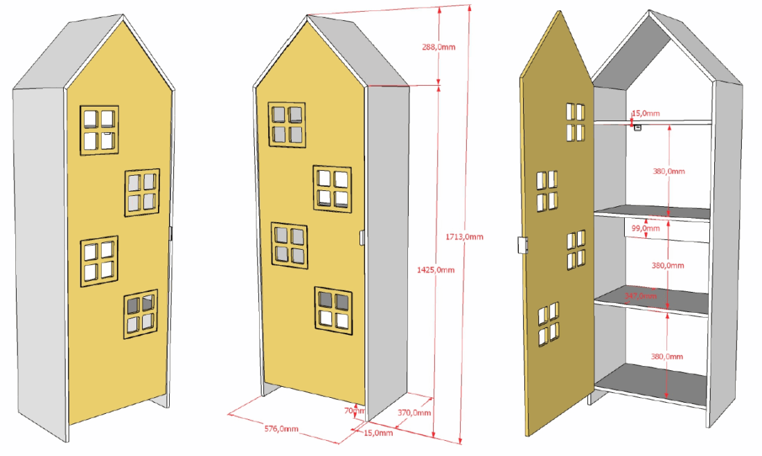 Casami Bruges 3 Delige Kastencombinatie