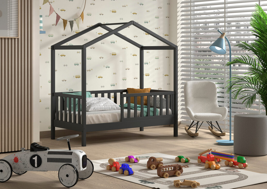 Dallas Juniorbed 70 215 140 Antraciet
