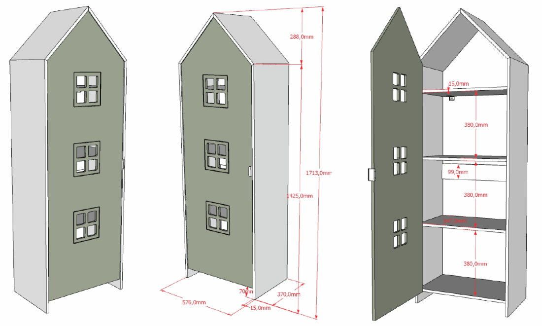 Casami Bruges 3 Delige Kastencombinatie