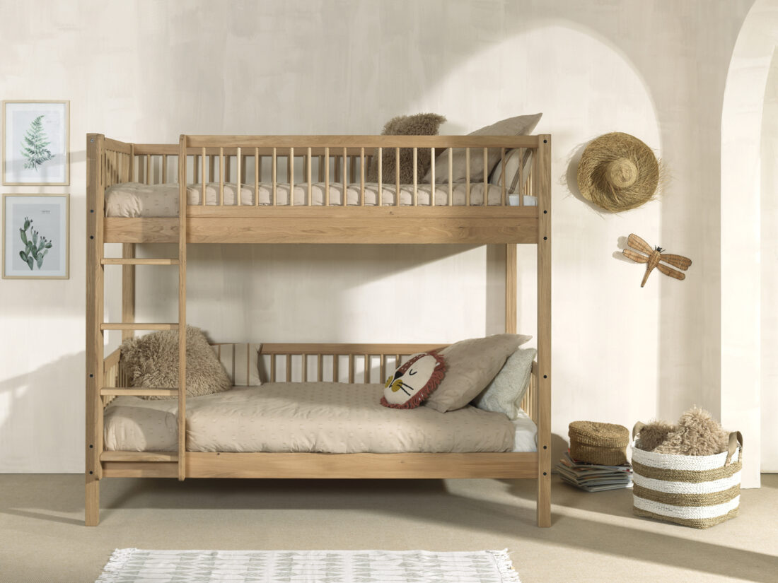 Forrest Eiken Stapelbed Met Rolbed