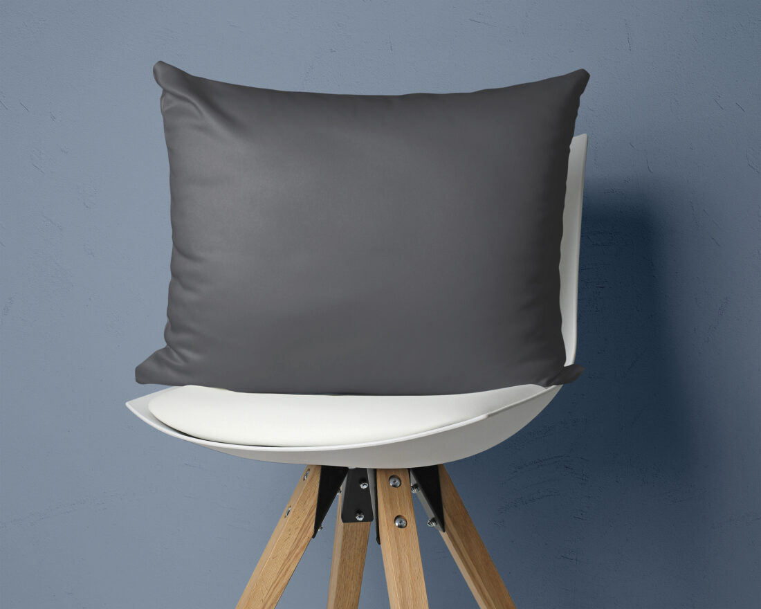 Satijnen 2 In 1 Kussenslopen Antraciet