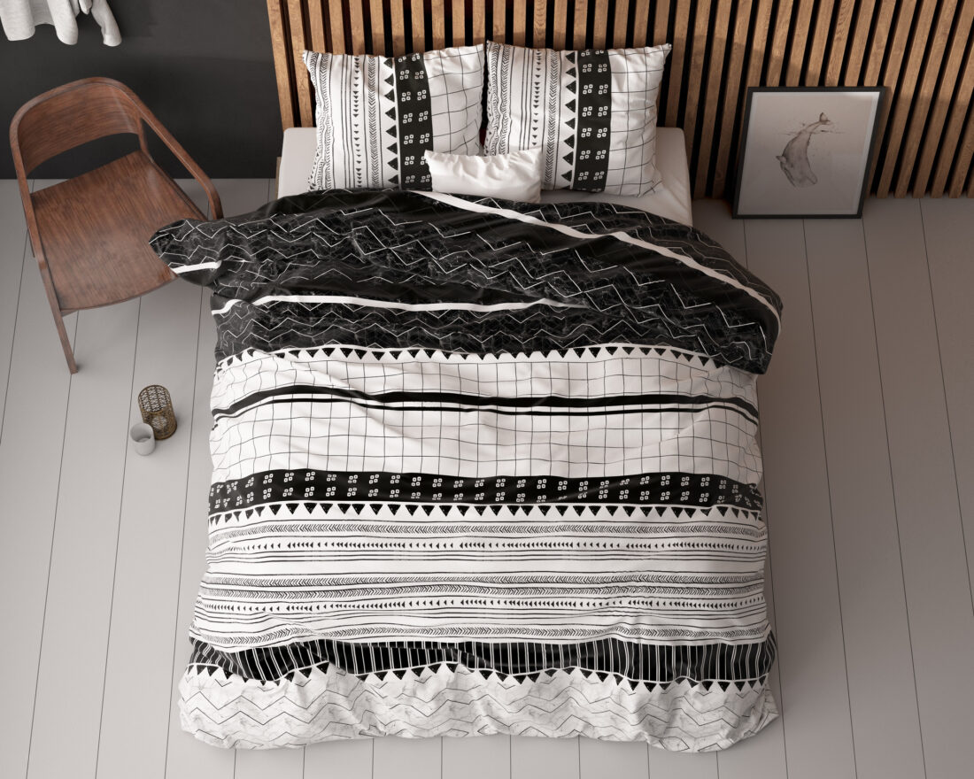 Artic Gestreept Wit 240 X 220