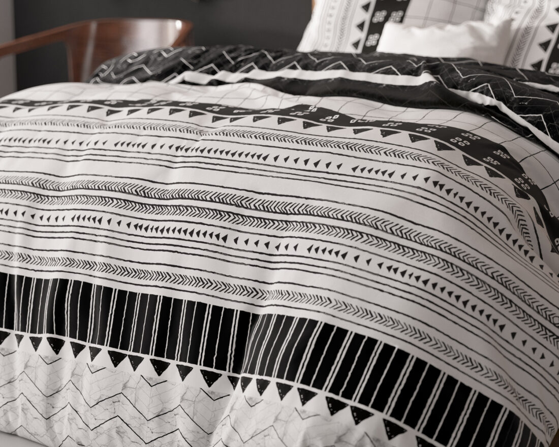 Artic Gestreept Wit 240 X 220