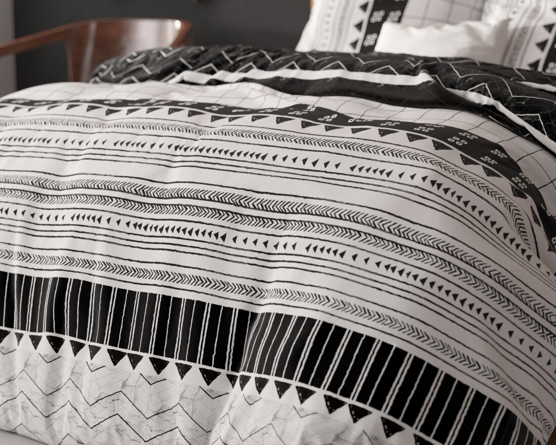 Artic Gestreept Wit 240 X 220