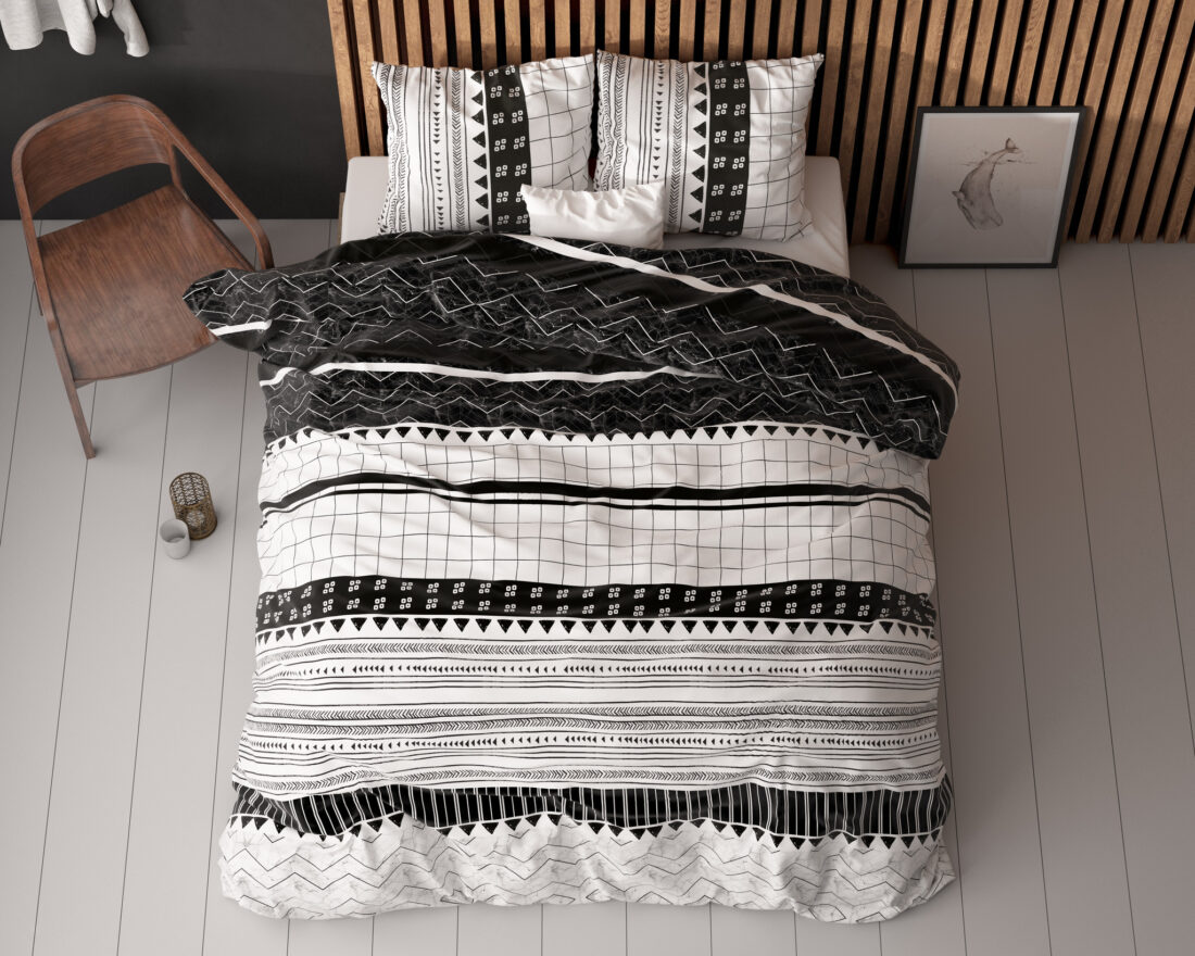 Artic Gestreept Wit 240 X 220