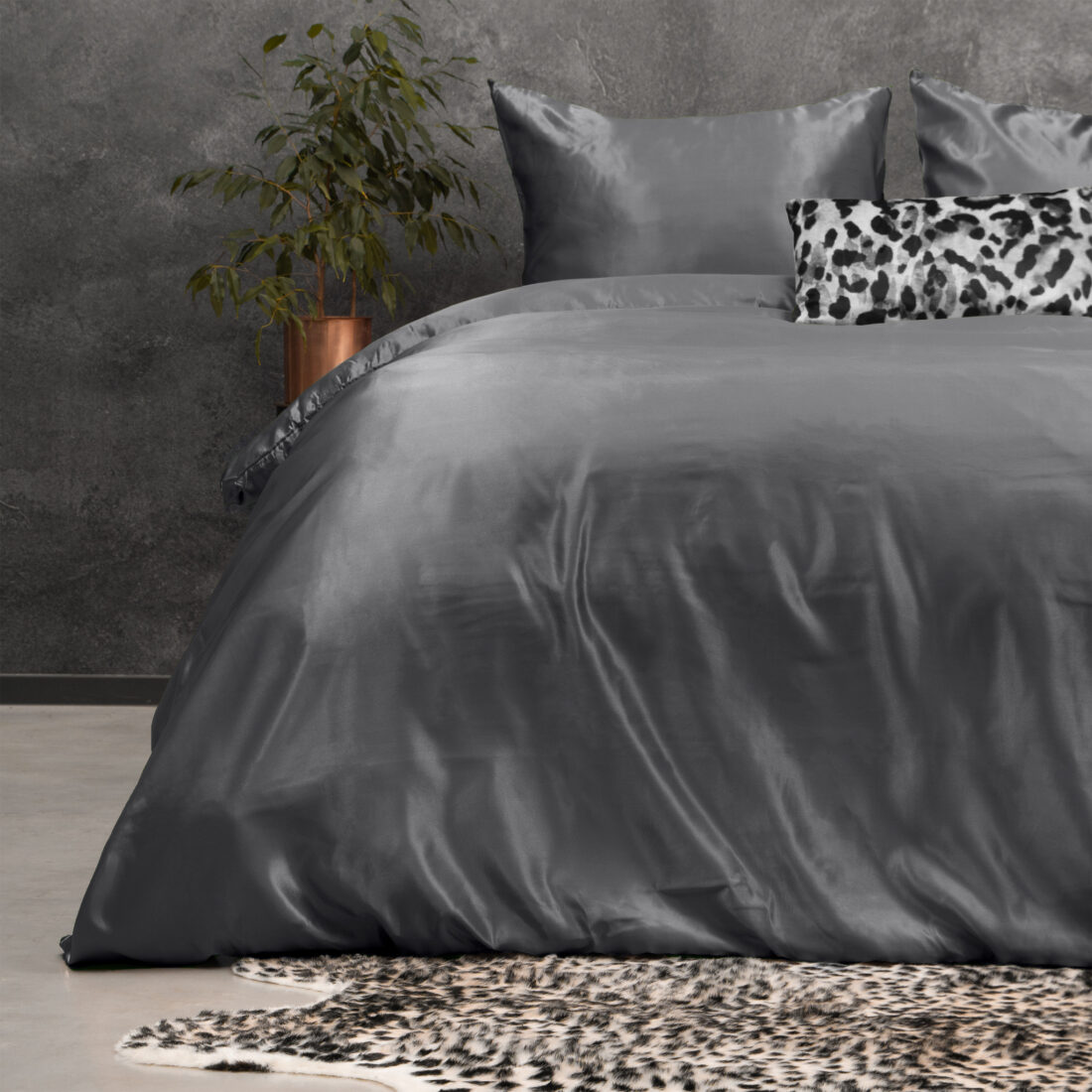 Beauty Huidverzorging Dekbedovertrek Antraciet 200 X 220