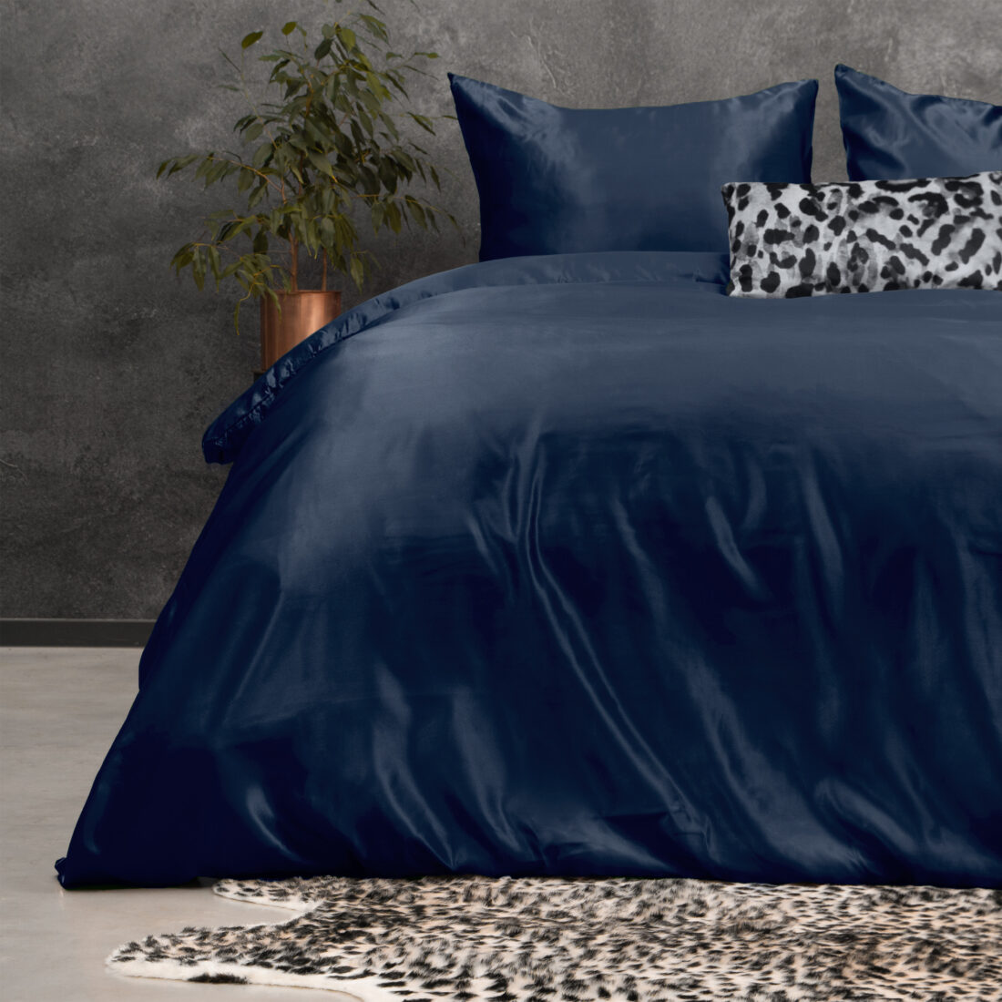 Beauty Skin Care Dekbedovertrek Marineblauw 140 X 220