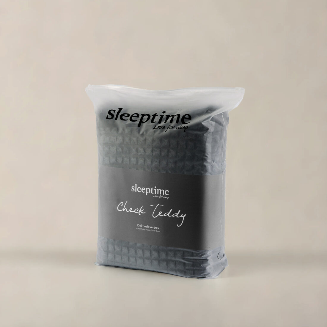 Geruit Teddy Antraciet 140 X 200 220