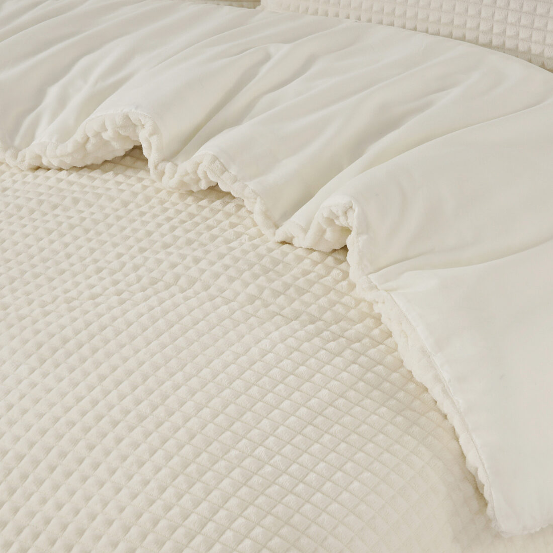 Geruit Teddy Beige 140 X 200 220