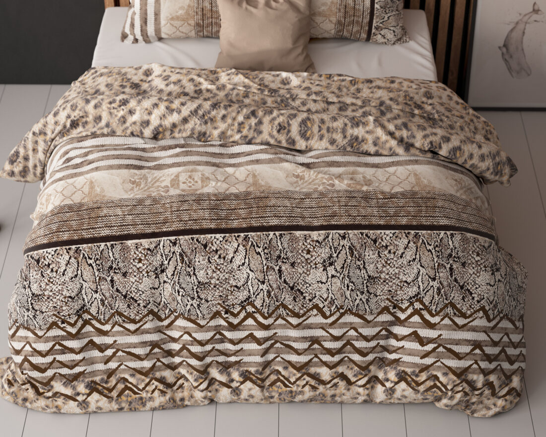 Knusse Panter Bruin 140 X 220