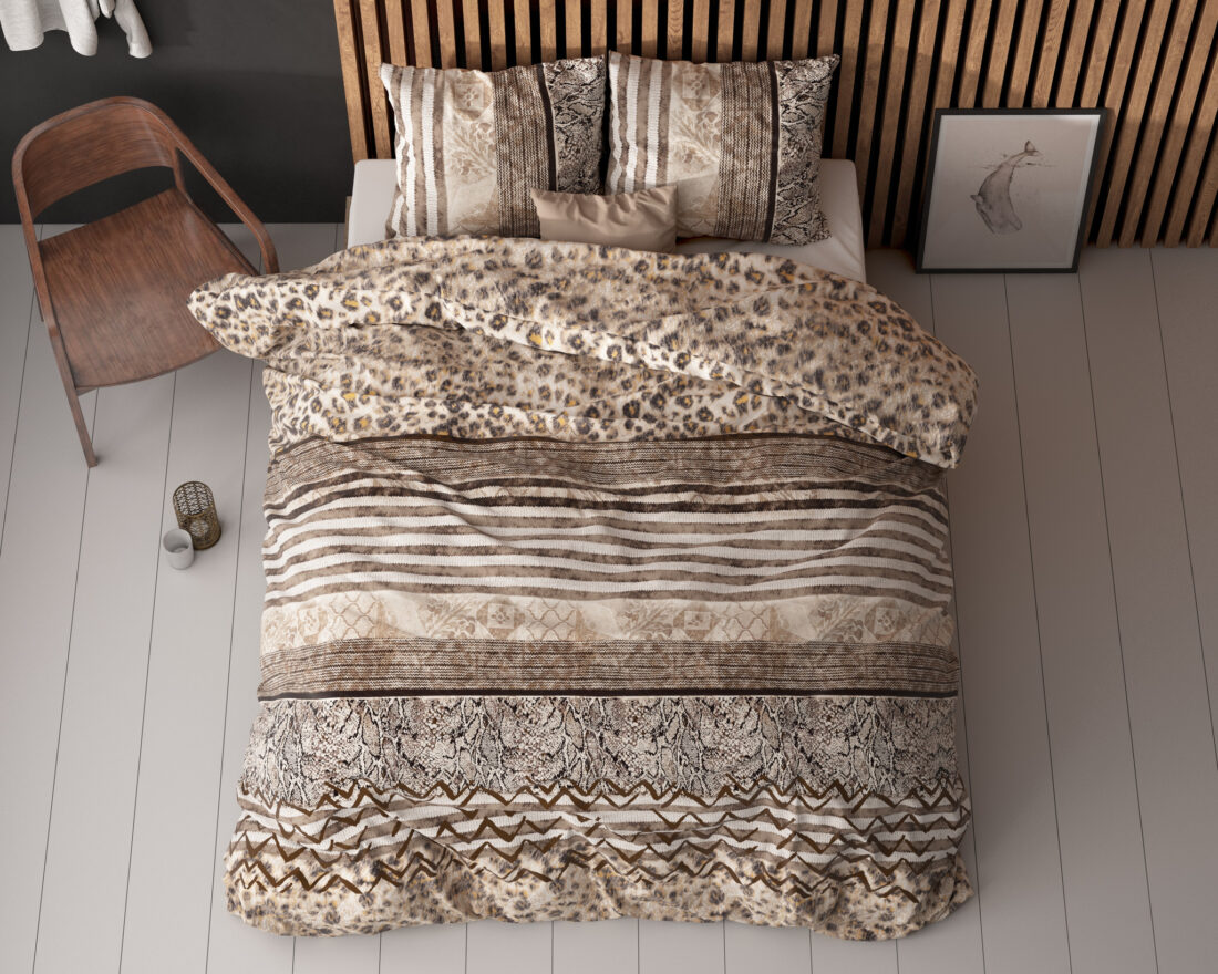 Knusse Panter Bruin 140 X 220