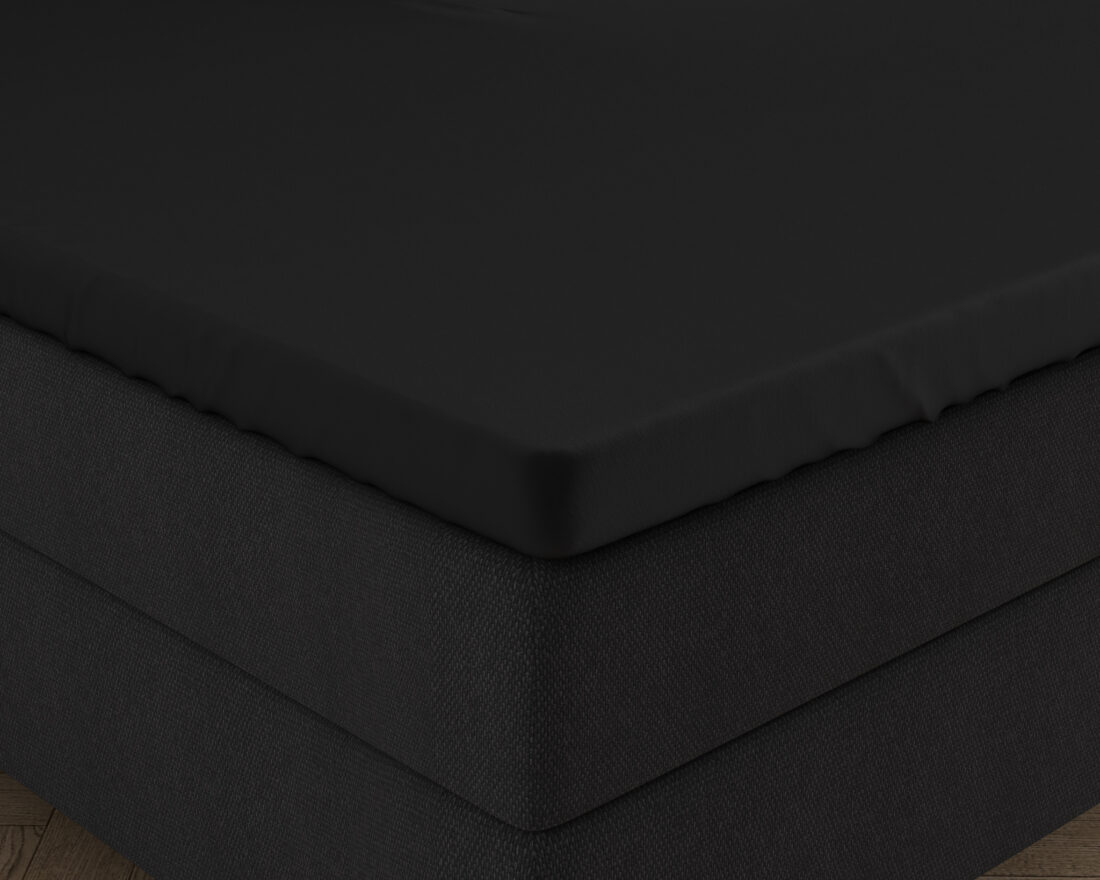 Dubbel Jersey 220 Gr M Topper Hoeslaken Zwart 140 X 200 220