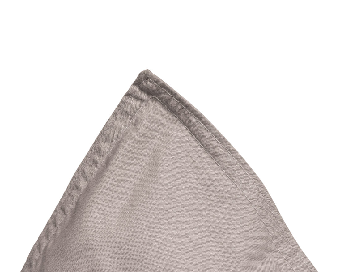 Egyptisch Katoen Effen Dekbedovertrek Taupe 140 X 200 260