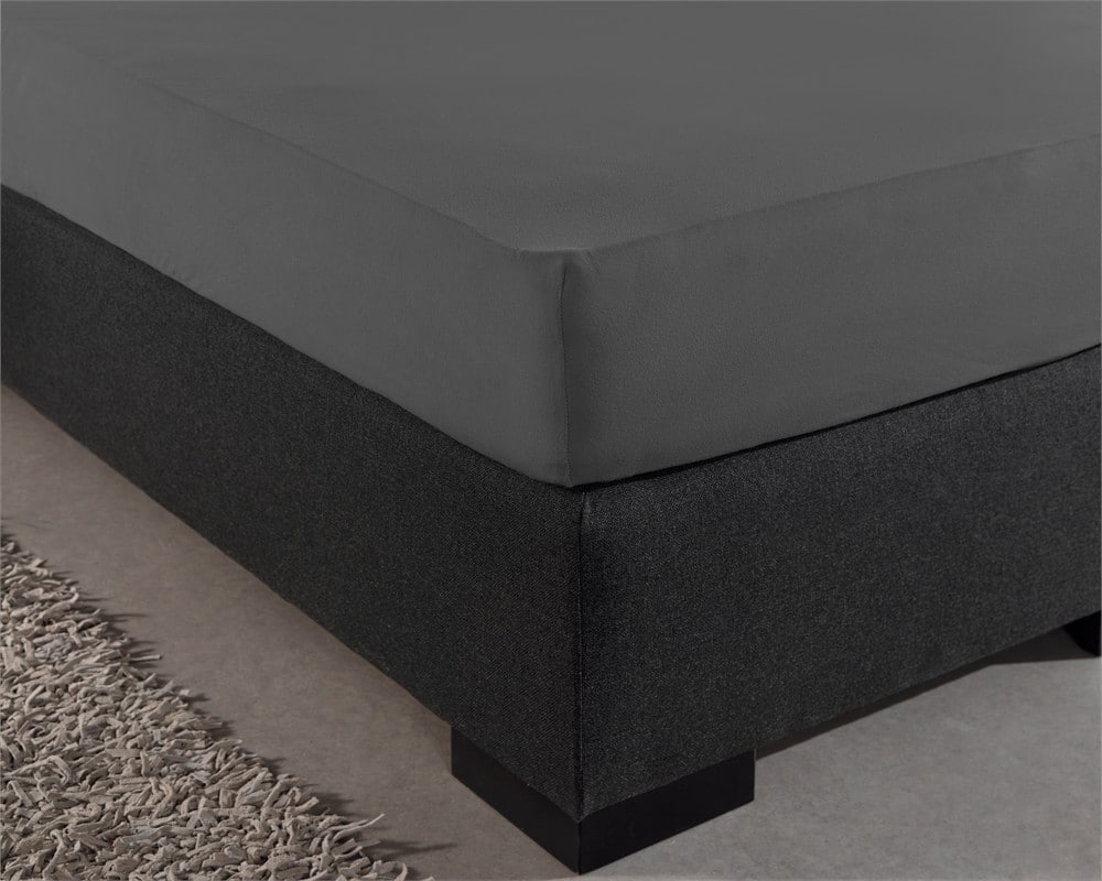 Enkel Jersey 135 Gr Hoeslaken Antraciet 190 200 X 200 220