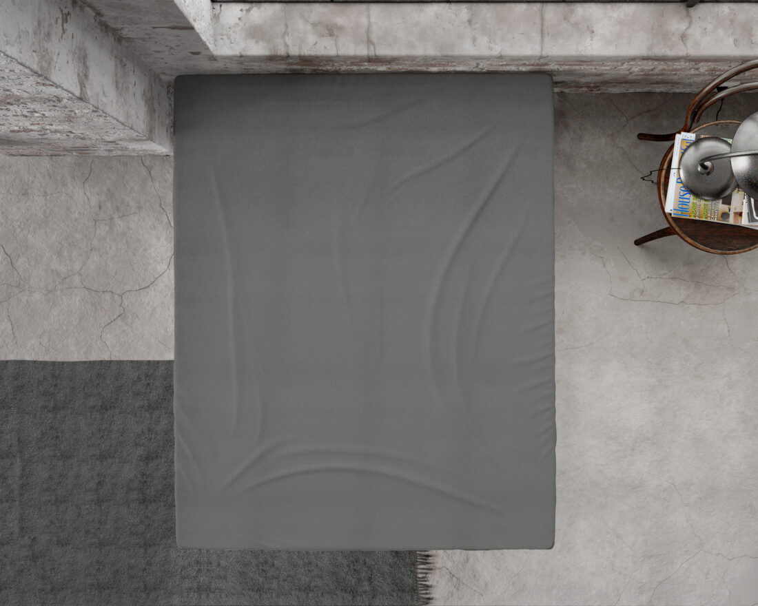 Premium Flanellen Hoeslaken Antraciet 200 X 200 220