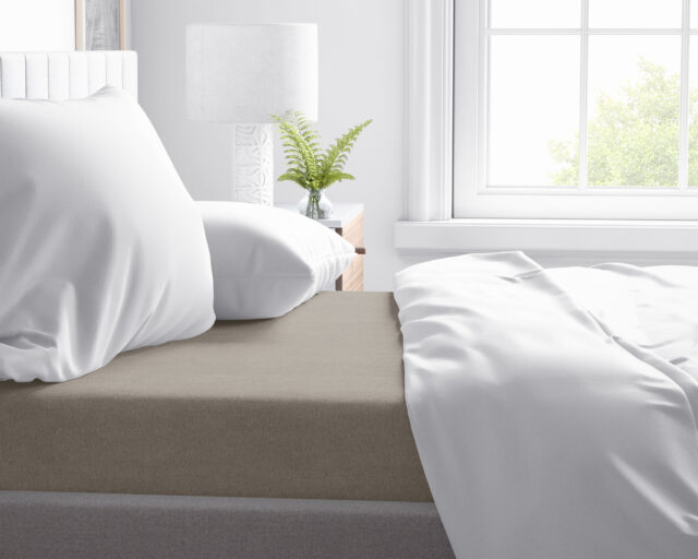 Premium Flanellen Laken Taupe 200 X 250