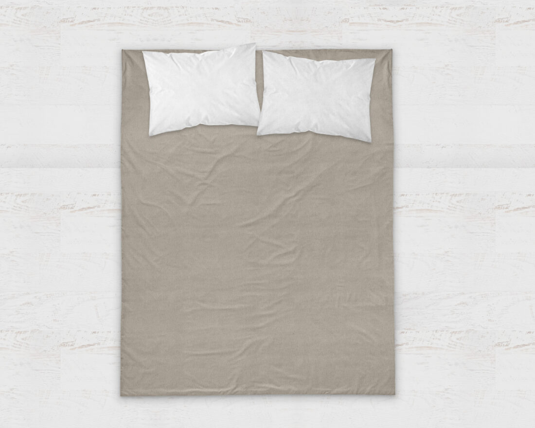 Premium Flanellen Laken Taupe 200 X 250