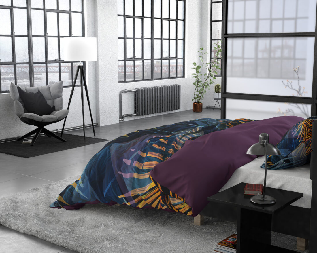 Marina Marineblauw 200 X 220