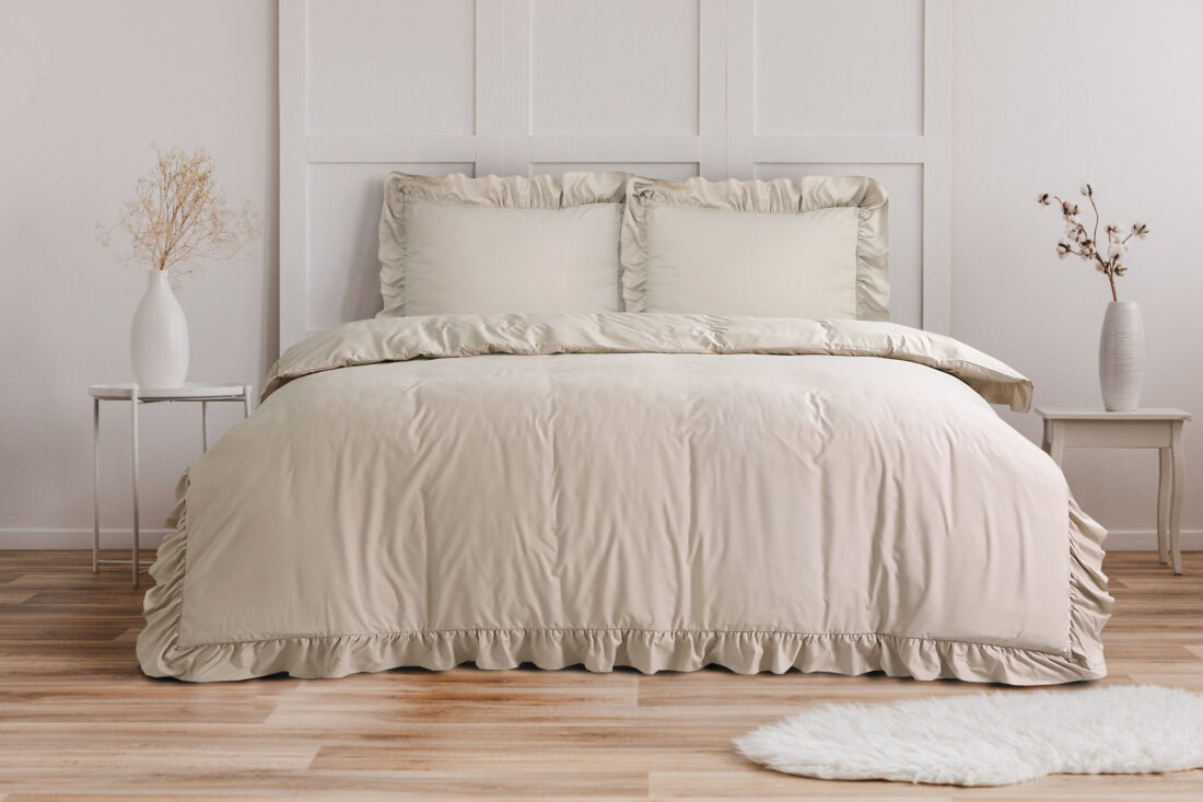 Ruches Taupe 200 X 200 220