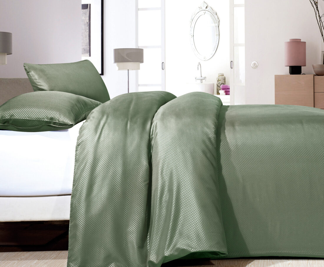 Satijn Point Groen 240 X 220