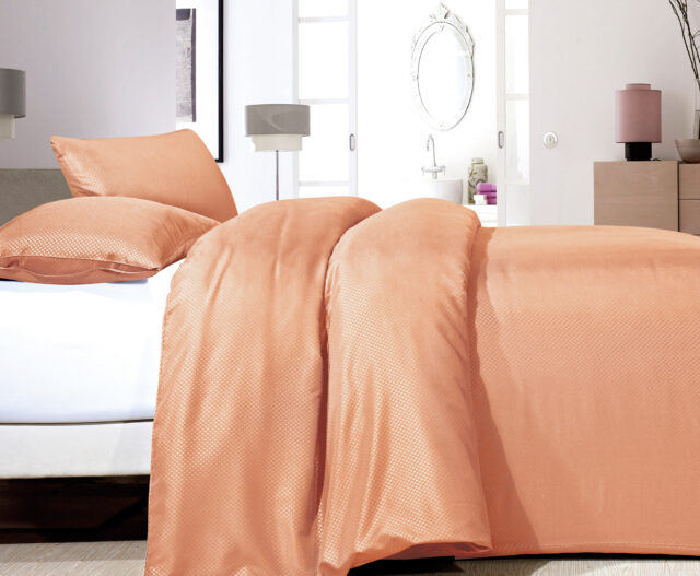 Satin Point Pastel Oranje 240 X 220