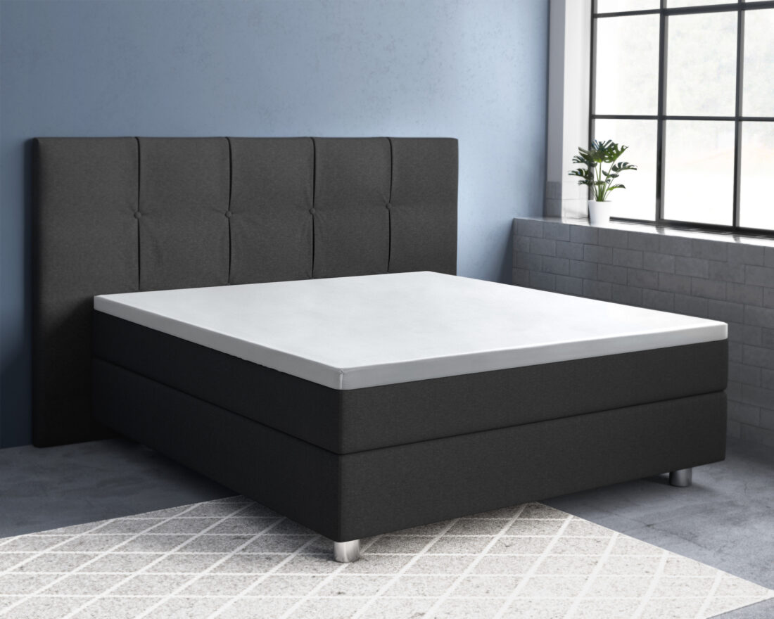 Topper Satijnen Hoeslaken Wit 90 X 200