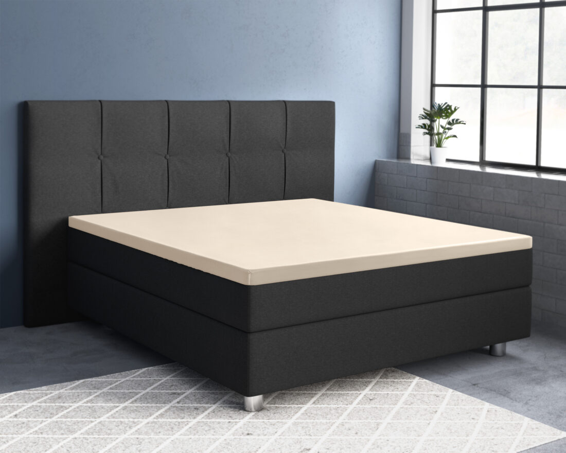 Topper Satijn Hoeslaken Zand 90 X 200