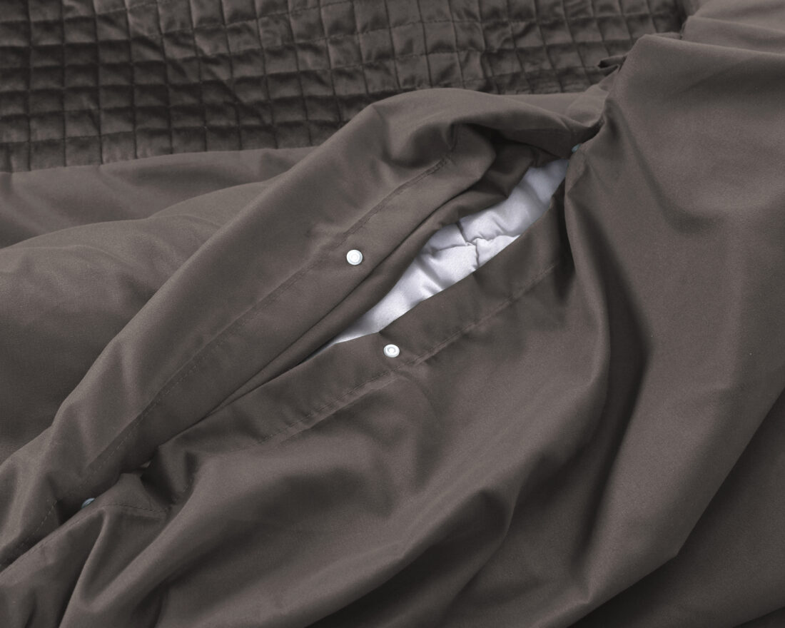 Fluwelen Band Taupe 240 X 220 Cm