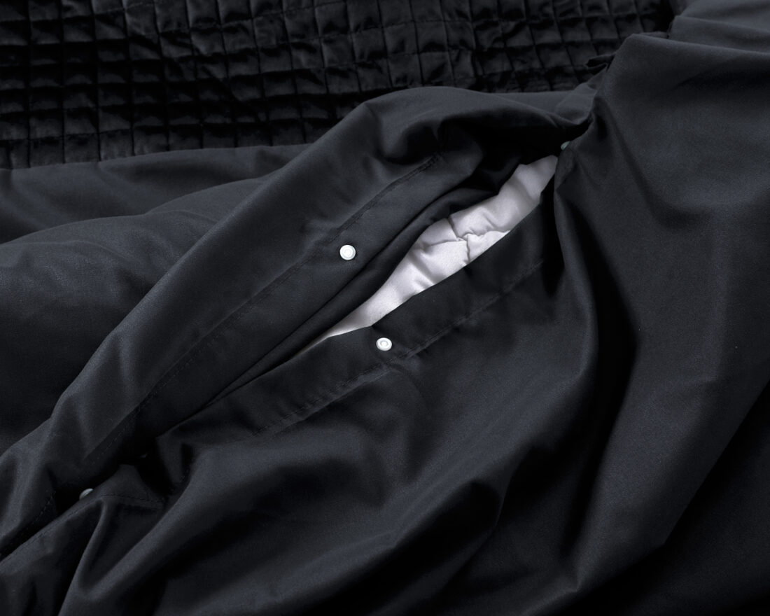 Fluwelen Band Zwart 140 X 220