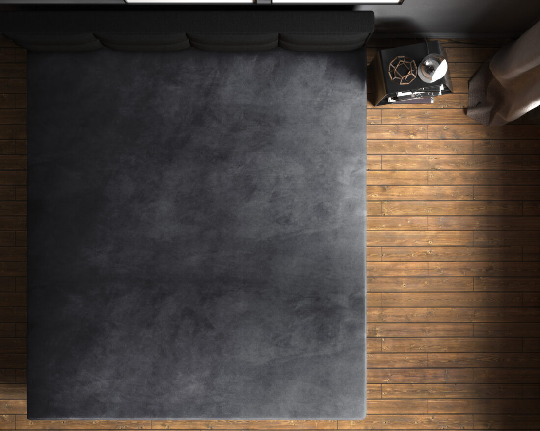 Fluwelen Hoeslaken Antraciet 140 X 200