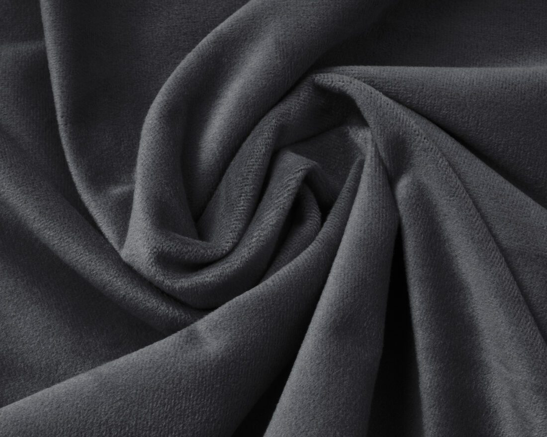 Fluwelen Hoeslaken Antraciet 140 X 200