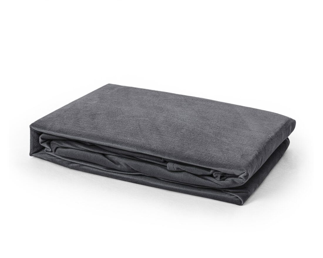 Fluwelen Hoeslaken Antraciet 140 X 200