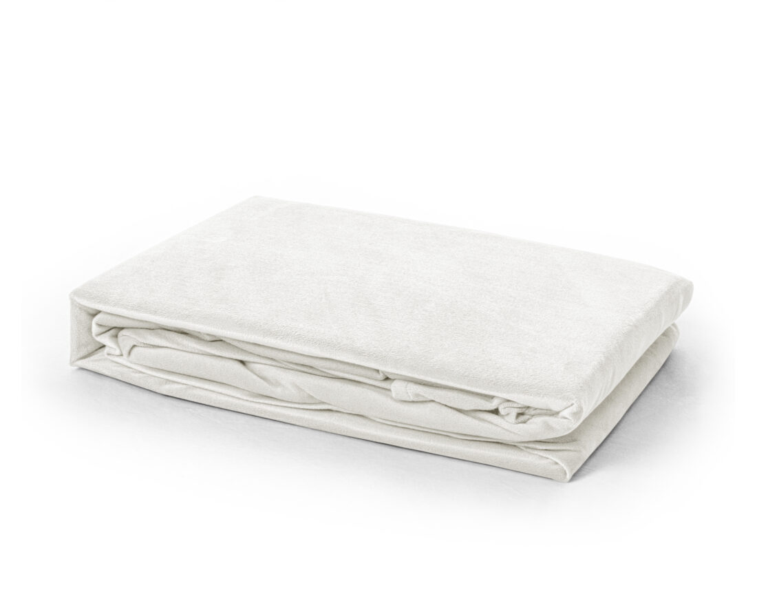 Fluwelen Hoeslaken Crme 140 X 200