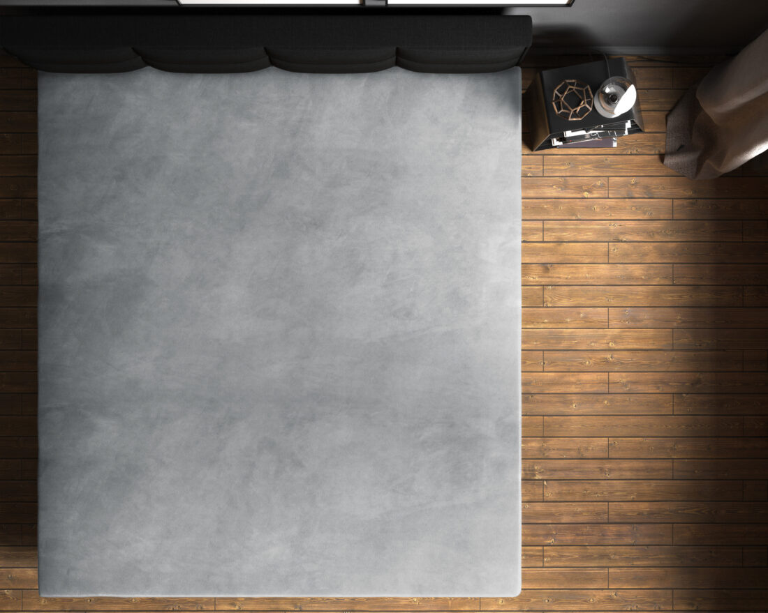 Fluwelen Hoeslaken Grijs 180 X 200