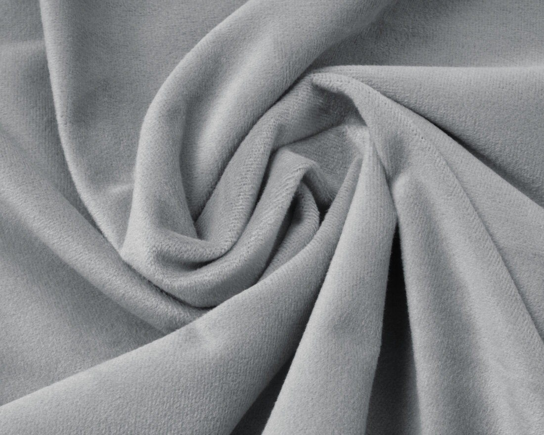 Fluwelen Hoeslaken Grijs 180 X 200